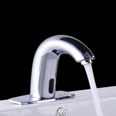 Automatic cold hot infrared induction hand washing device single intelligent induction faucet