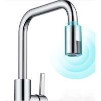 Non-Contact Faucet Adapter, Infrared Sensor Automatic Kitchen Bathroom Sink Water Saving Device Motion Sensor Adapter,