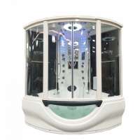 Bathroom design sauna bath room Glass shower steam bathroom with spa tub Shower Rooms