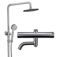 Factory Price Shower Faucet Dual Handle Shower Set With Shower Head