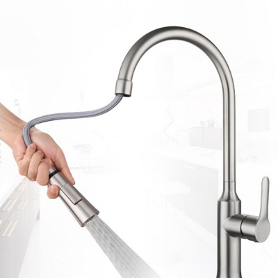 304 stainless steel faucet 360 rotate washing modern kitchen mixer sink faucet taps